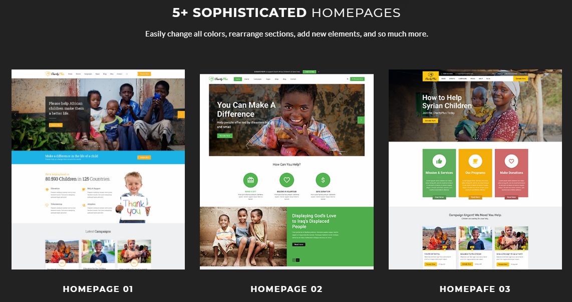 Charity Plus - Multipurpose Nonprofit WordPress Theme